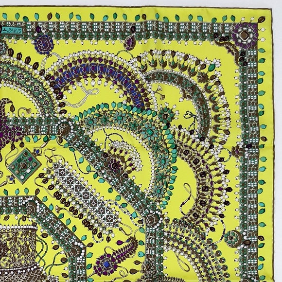 NWT Hermes Scarf "PARURES DES MAHARAJAS" - Picture 9 of 12